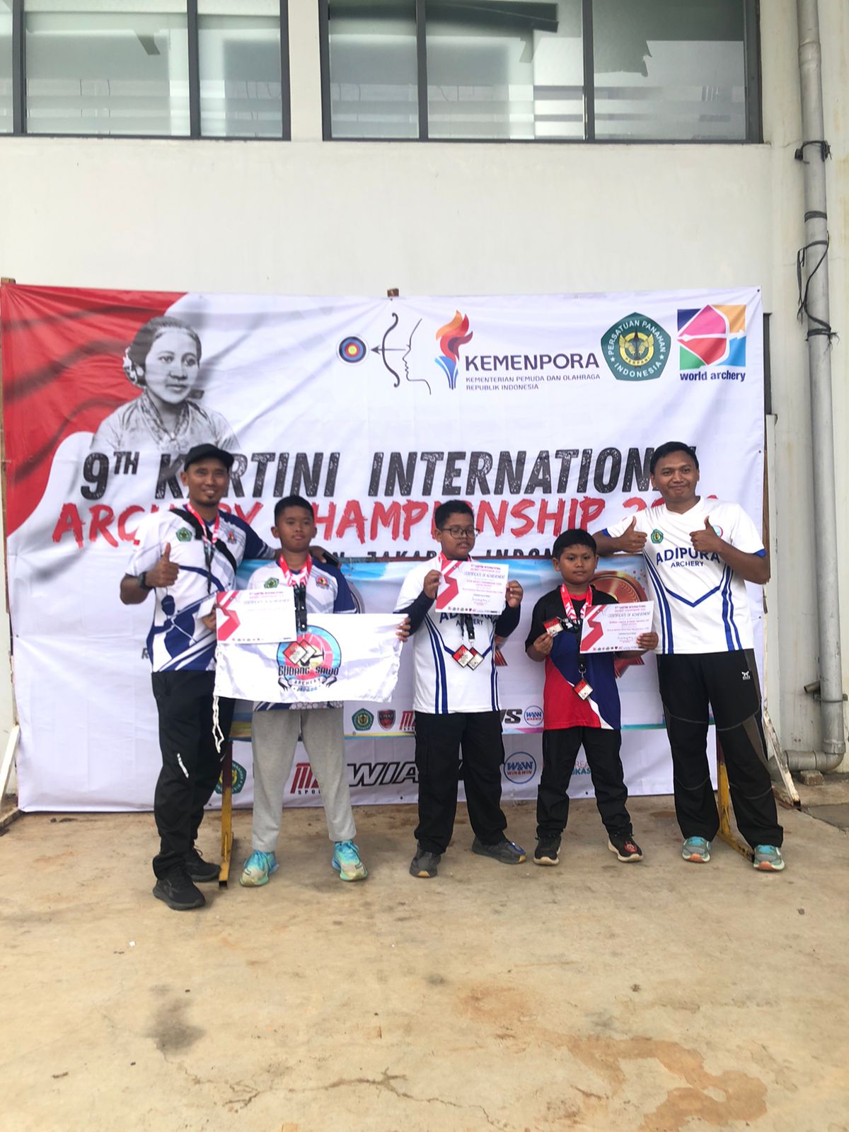 Prestasi atlet muda di Kartini International Archery Championship