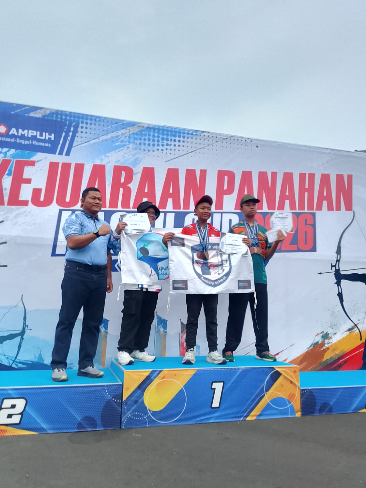 Atlet Adipura Archery Juara 2 Kelas SD Kejuaraan Panahan KASAU Cup 2026